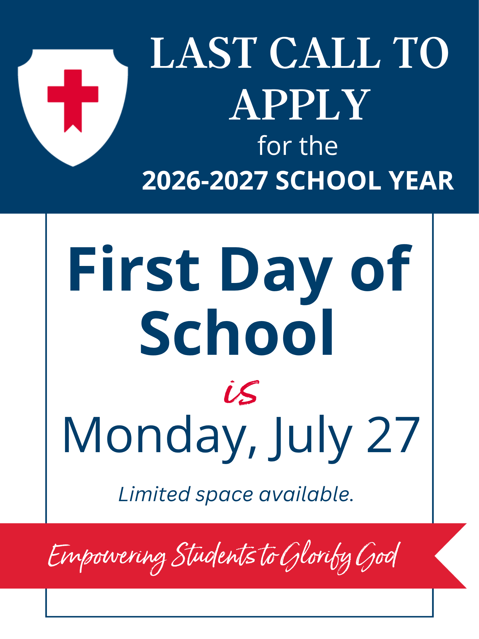 Last Call to Apply
